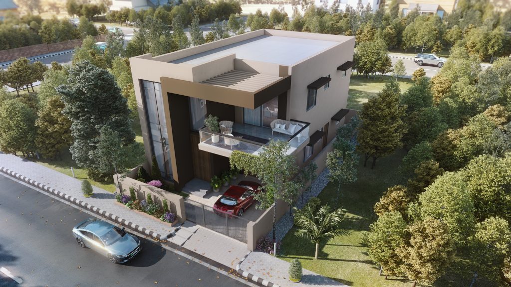 1a. 8 Marla BirdEye View_1