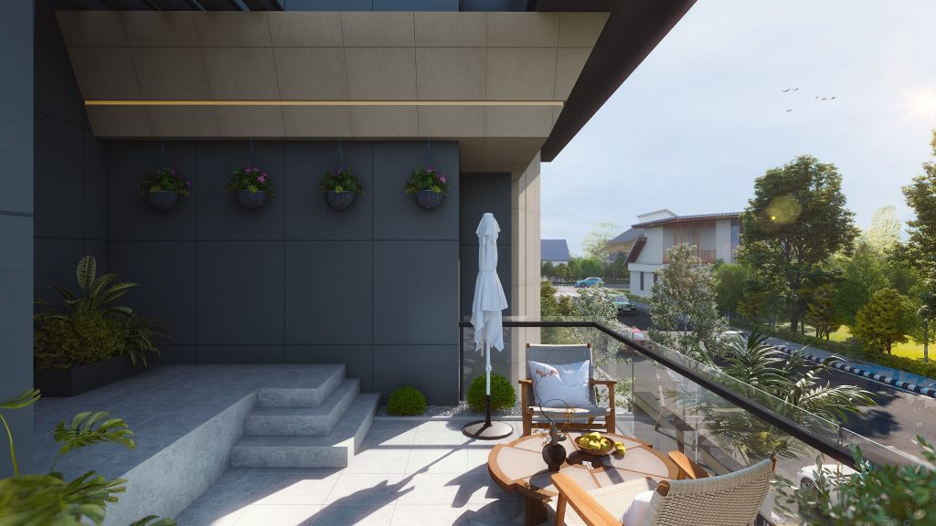 24. FF Front Terrace - 10 Marla